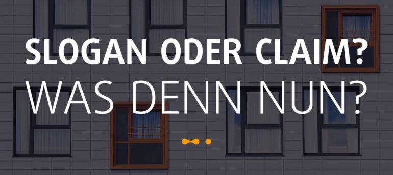Slogan oder Claim