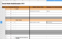 Social-Media Redaktionsplan 2016