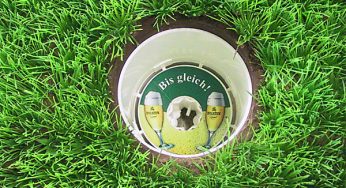 Marketing-Inspiration: Golflocheinsatz